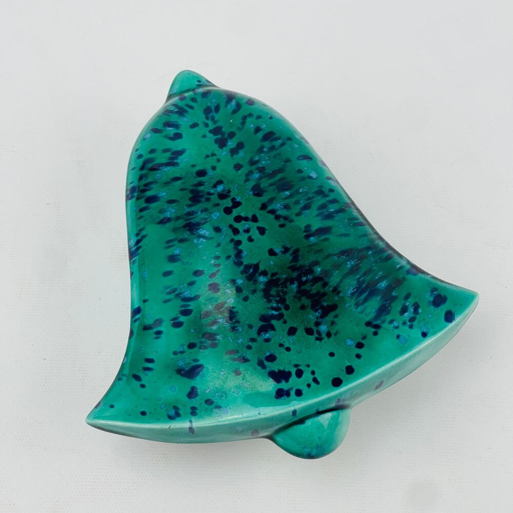 Stangren Mold 1978 Handpainted Signed 1982 Bell Covered Dish - Crazing Inside